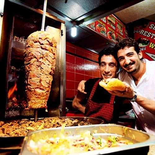 Miniatura 3 de Cuchillo de Kebab de doner inalámbrico eléctrico inalámbrico comercial Shawarma Doner 110V Tipo de batería Gyro Cutter Kebab Slicer Carne Gyros