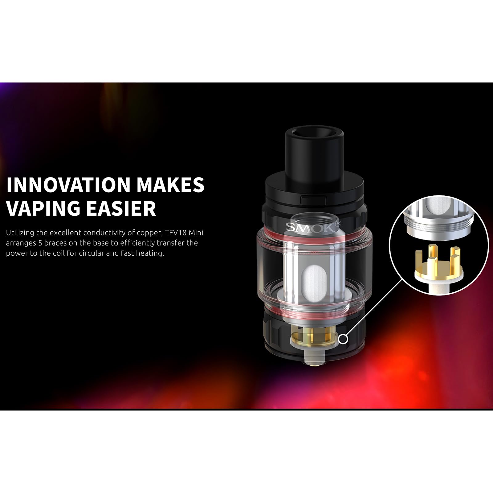 SMOK G-PRIV 4 Box Mod Vape Kit Akkuträger 5–230W TFV18 Mini 6,5 ml Grau | E-Zigarette mit 2,0-Zoll-Touchscreen IQ-M Chip breitem Feuertaster 6,5-ml-Verdampfer für DL Dual 18650 ohne Akkus Type-C 2,0A