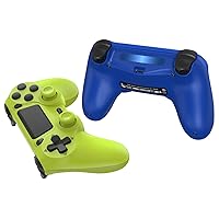 Vista 4 de SHINXIN 2 Pack Wireless Controller Compatible with PS4/Slim/Pro/PC with Dual Vibration/3.5mm Audio/Type-C Port and 2 pcs Type-C Cable