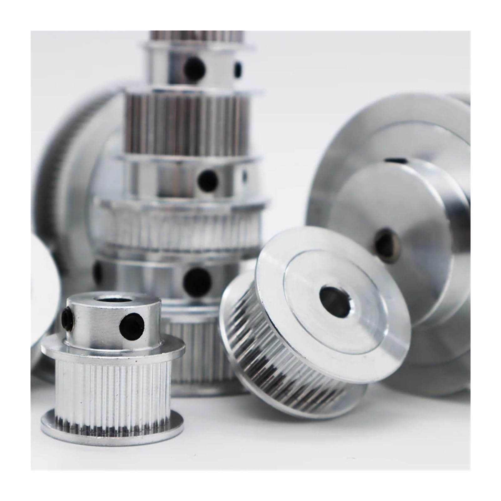 1pc 2GT Synchronous Wheels 3D Printer Pulley 48T 60T Bore 4 5 6~19 20 25mm Belt Width 6 10 Mm 2M GT2 Timing(Bore 17mm,60Teeth,6mm)