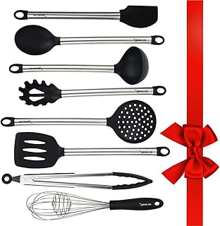 PREMIUM Silicone Kitchen Utensil Set - Nonstick