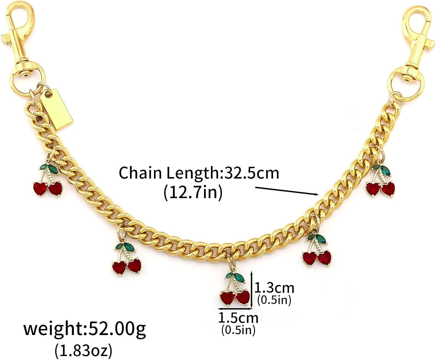 Bag Purse Charm Chain for Handbags - Gold Key Chain Accessories - Cute Keychain Gifts for Women - Image 2