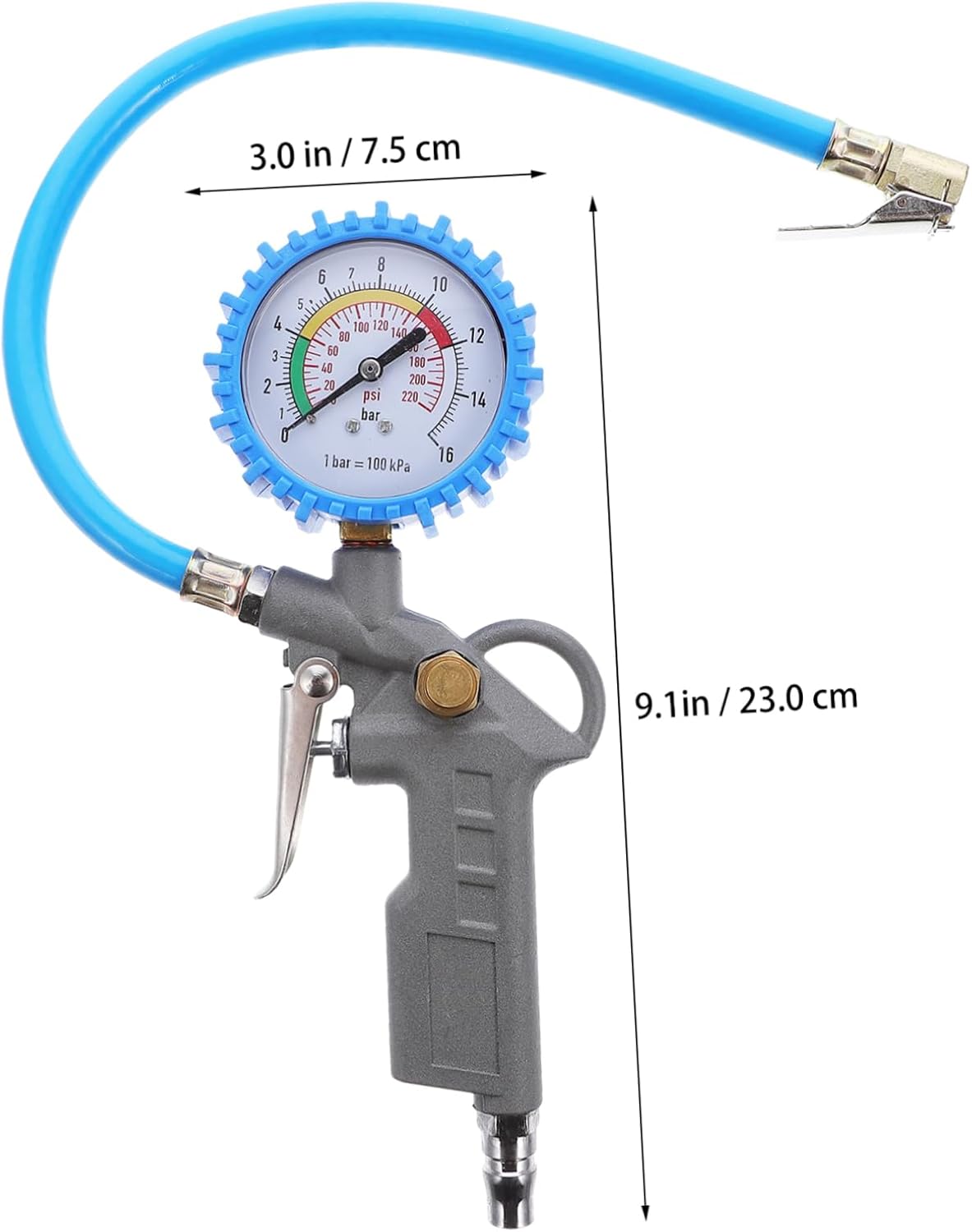 GLEAVI Digital Tire Pressure Gauge for Cars Professional Auto Tire Pressure Tester Display Compact Size and Accurate Readings for Safe Driving