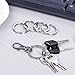 Outus Titanium Key Rings Split Rings 5 Pack, Split Keyrings for Home Car Keys Attachment(1.25 Inch/ 32 mm)