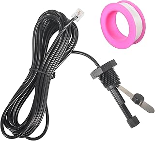 GLX-FLO-RP Flow Switch Assembly, Compatible with Hayward Goldline Aquarite Salt Chlorine Systems, Pool Flow for Hayward Salt Pool Generators, Metal Construction, 15 Foot Cable, 15 Year Warranty.