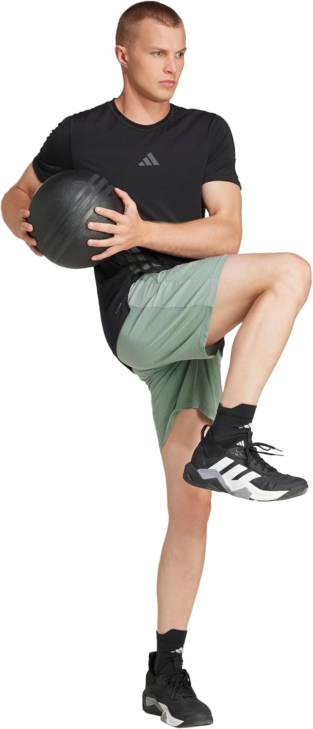 Adidas Mens Train Essentials Woven Melange Shorts - Image 3