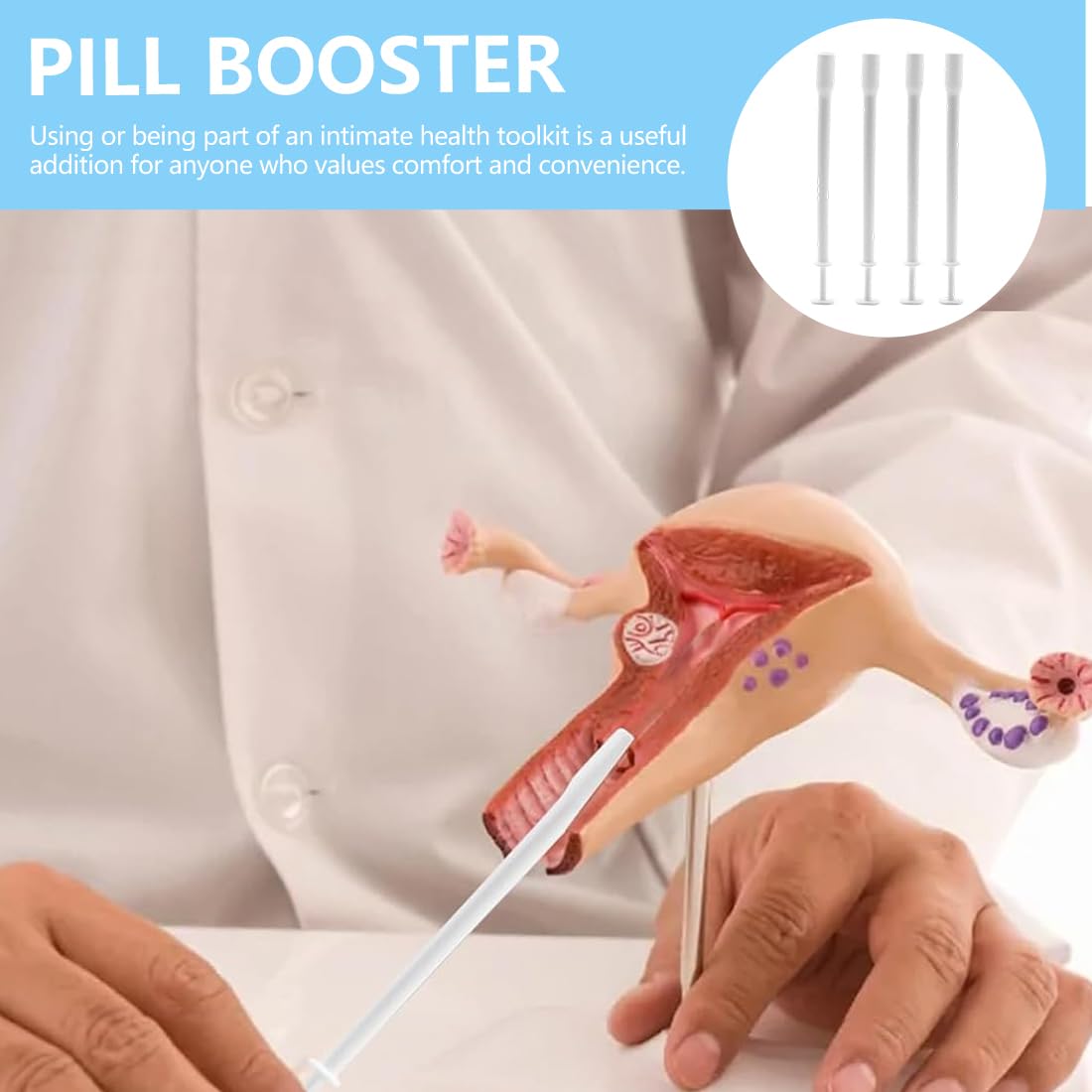 Applicatori Vaginali 10 Pezzi, Compatibili con Ovuli, Creme e Gel