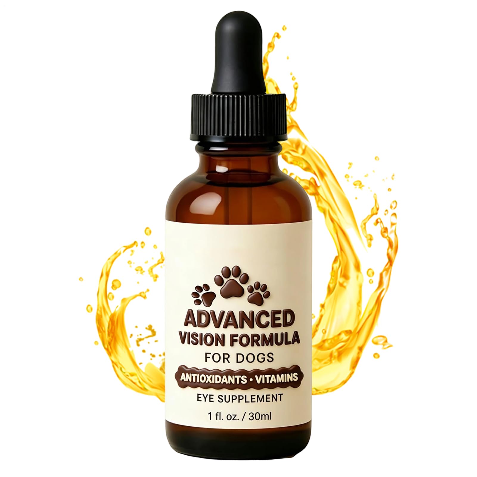 Eye Supplements for Dogs Liquid | 30ml Natural Soothing Puppy Health Care Supplies - Liquid Eye Health Support Supplement for Dogs,for Indoor Home Outdoor Travel Vacation