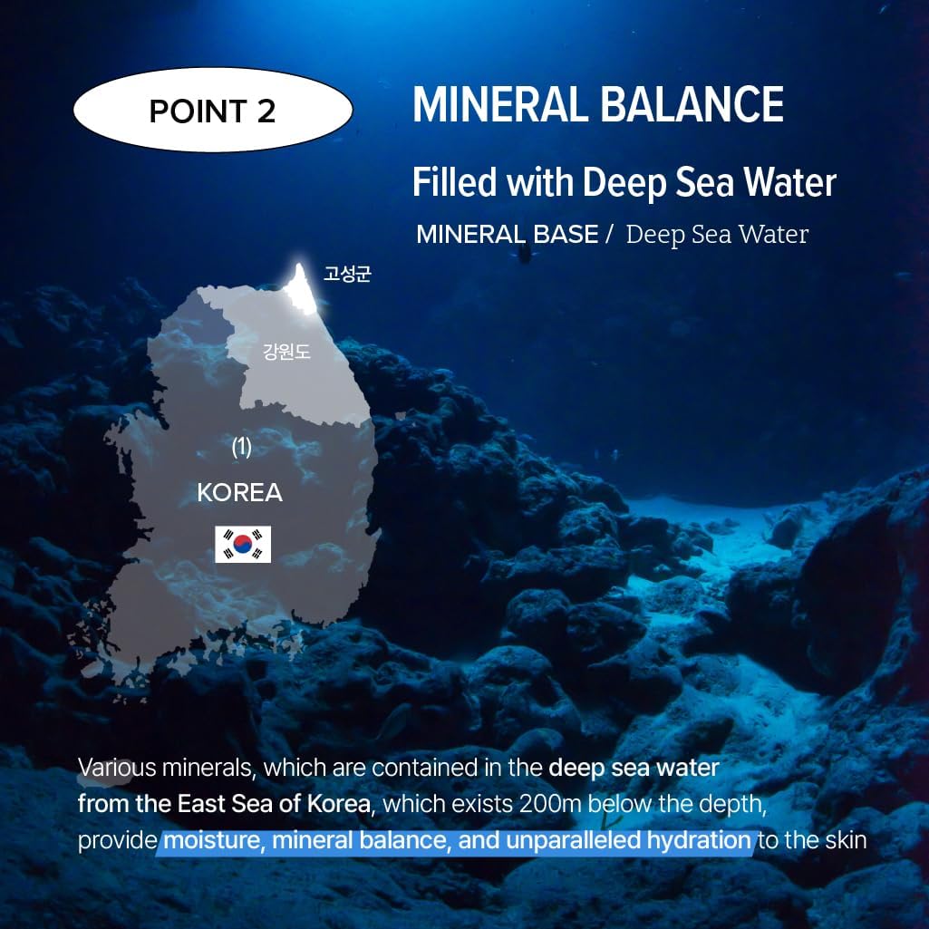 O'LABS Skin Balancing Toner 200ml / 6.76 fl.oz Hydrating & Soothing Facial Toner Korean Deep Sea Water 88%