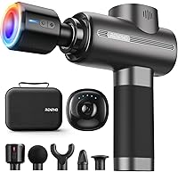 RENPHO Thermacool Massage Gun with Heat & Cold: Deep Tissue Percussion Massager for Back Pain Relief, FSA/HSA Eligible, Portable Case