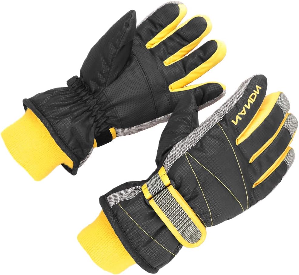 XTACERKids Ski Snow Gloves Snowboard Winter Warm Cold Weather Gloves for Boys Girls Children