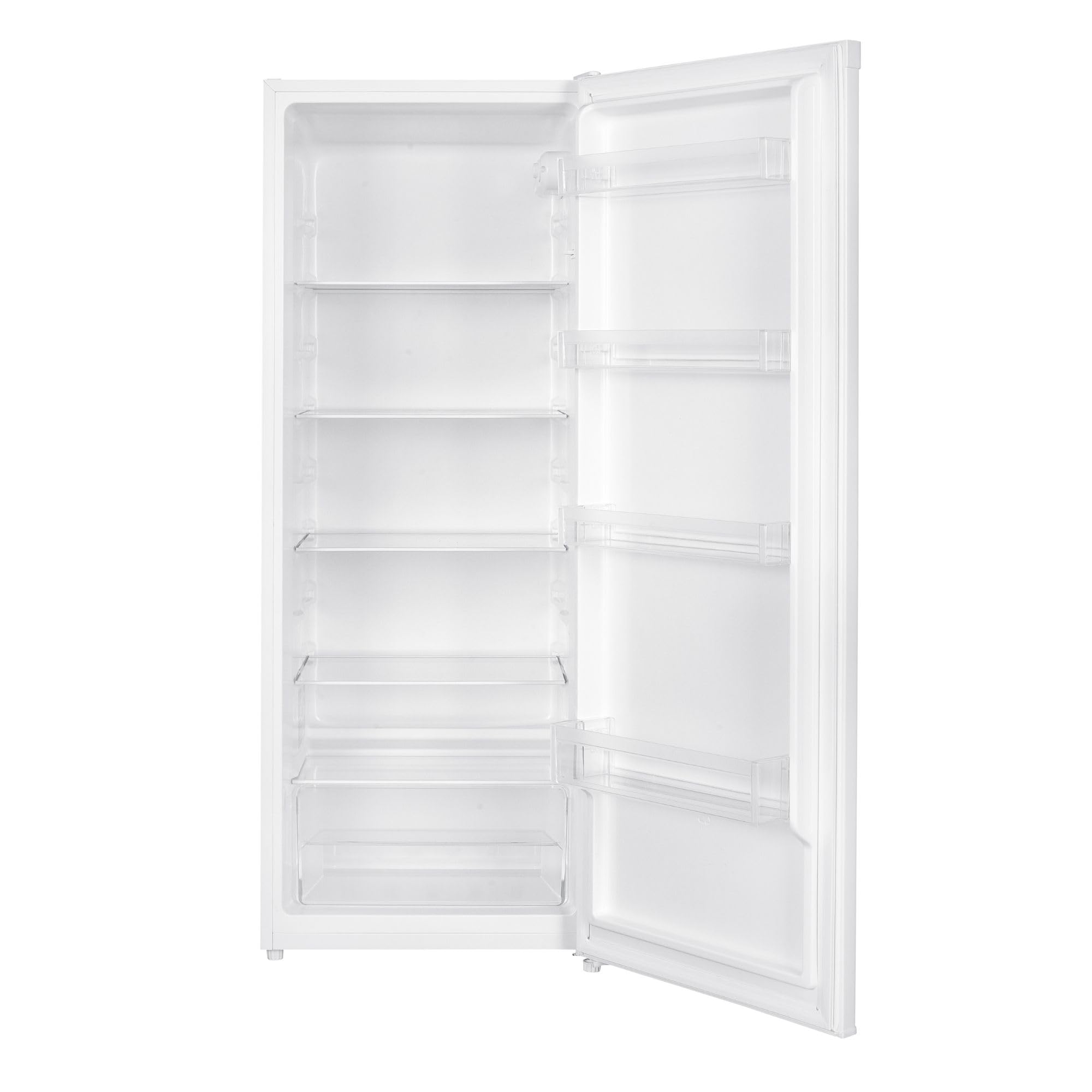 HYE Upright Larder Fridge - Medium Size Freestanding Fridge, 54.5cm Width, 242 Litre Capacity, Reversible Door, White, Suitable For Apartments & Families - RF01SDF242W01 - 3