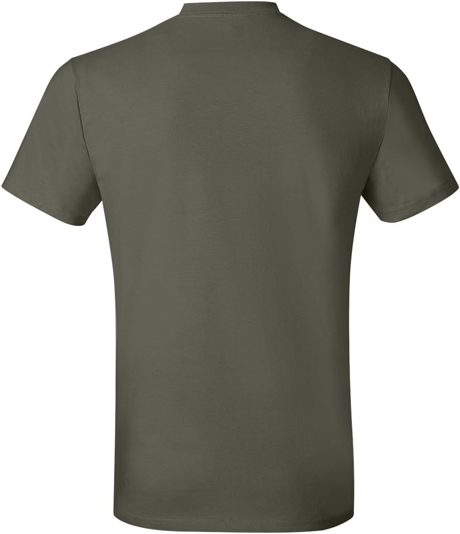 Hanes mens 4980 Large Large,fatigue Green
