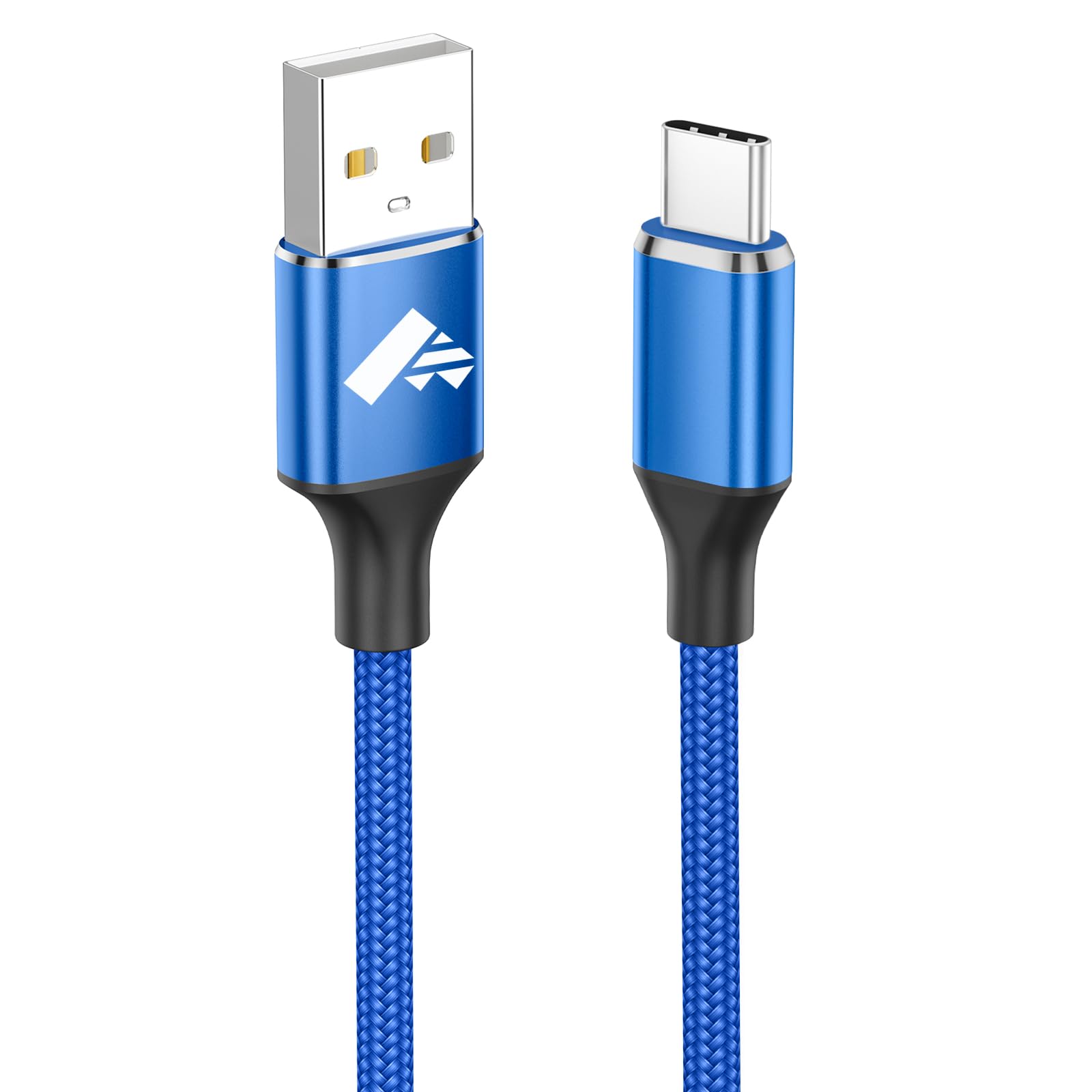 Cavo USB Type-C 1.8M, Cavetto USB Cellulare C Ricarica Rapida Filo Caricatore USBC Nylon Caricabatterie Carica Cavo USB USB C Per Samsung Galaxy S25 S24 S23 S22 Ultra iPhone 16 15 Pro Max Pixel, Blu