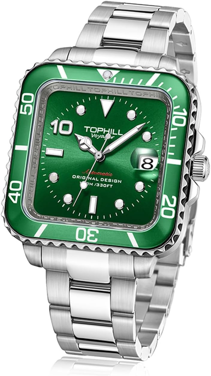 Men's Mechanical Automatic Watch Ultra-Thin Mechanical Movement Men's Watch Sapphire Glass Waterproof Watch Luminous TD005G