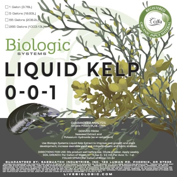 Extracto Líquido de Kelp 1 galón miniatura 1