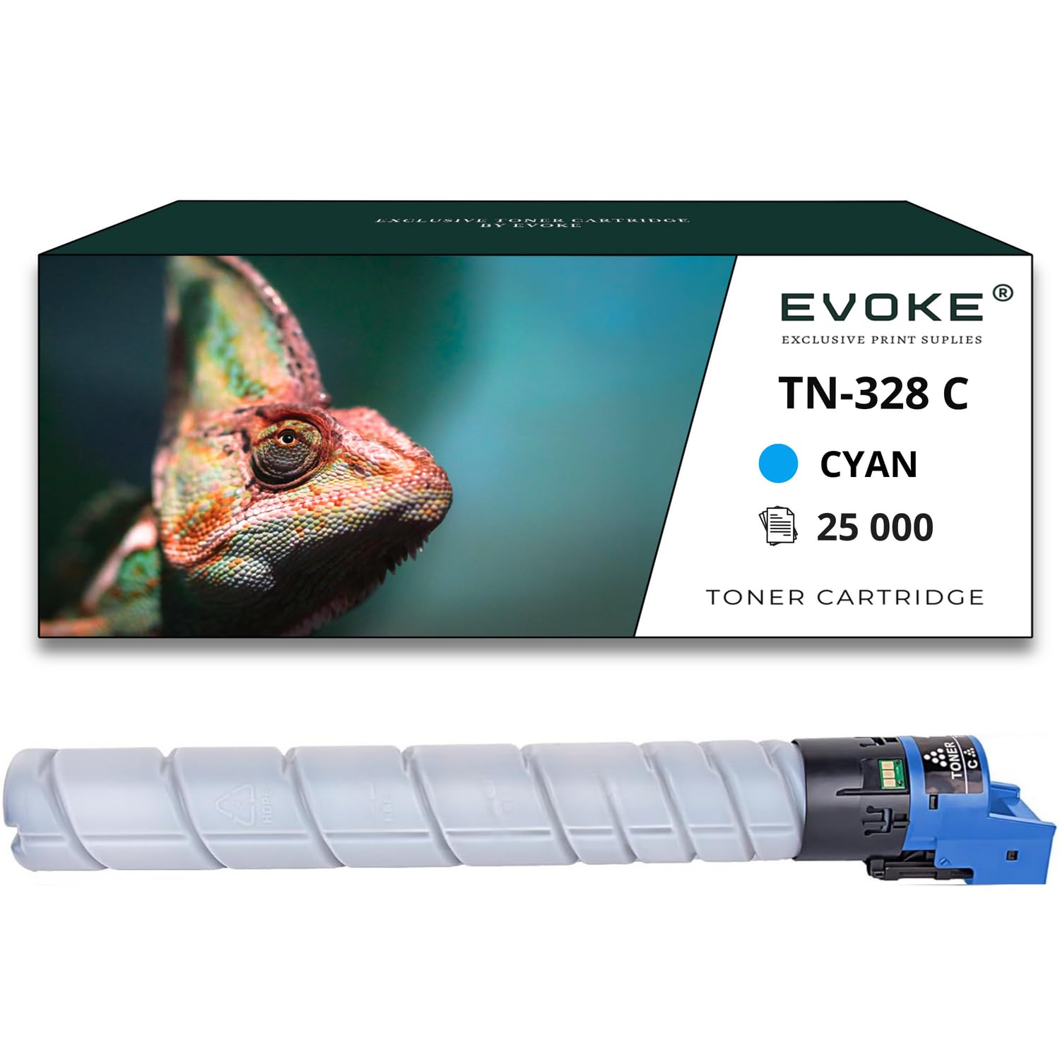 EVOKE TN328 TN-328 Toner Kompatybilny z Konica Minolta C 250 i C 300 i C 360 i (Zestaw CMYK) 102000 Stron