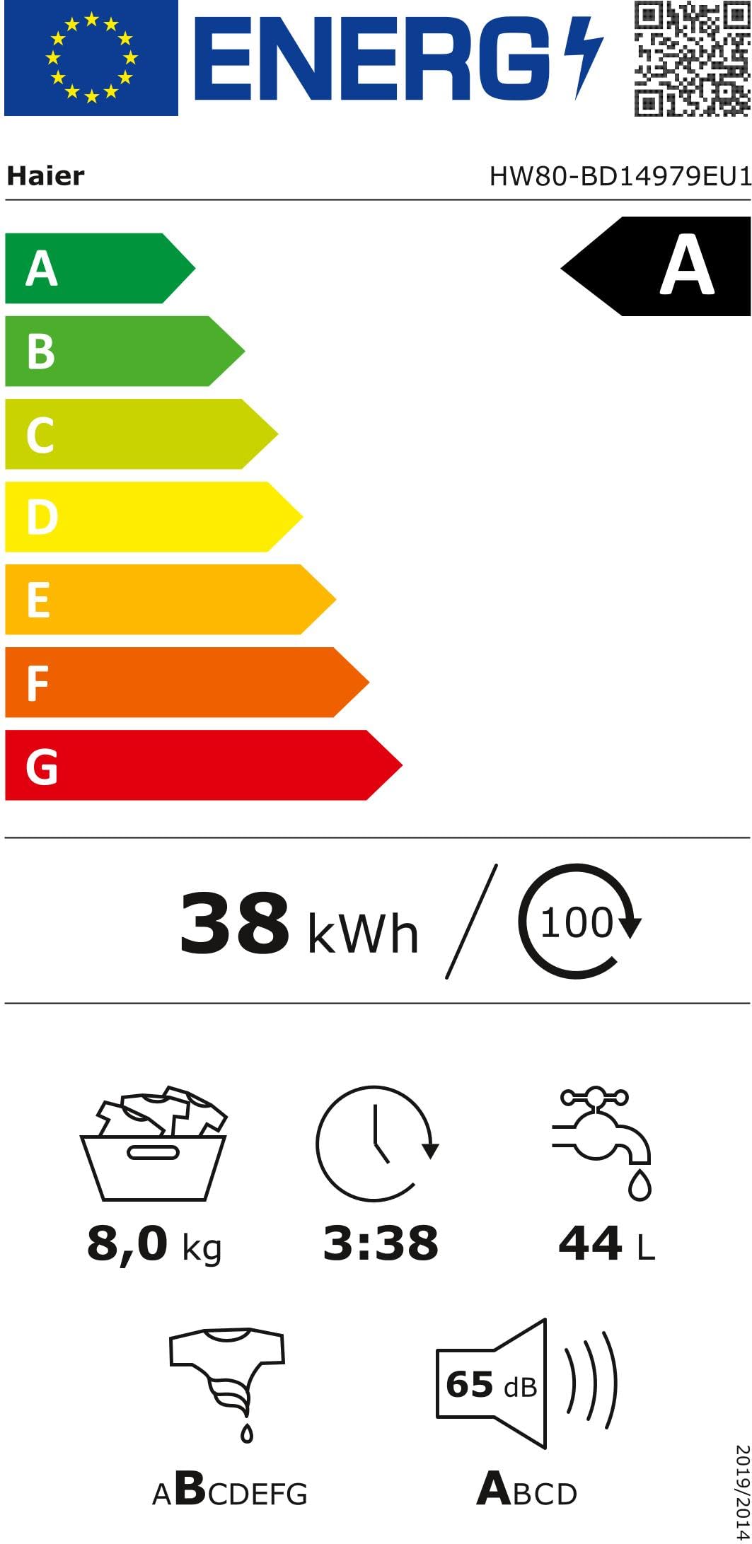 Haier I-PRO SERIE 3 HW90-B14939 Waschmaschine / 9 kg/A - beste ...