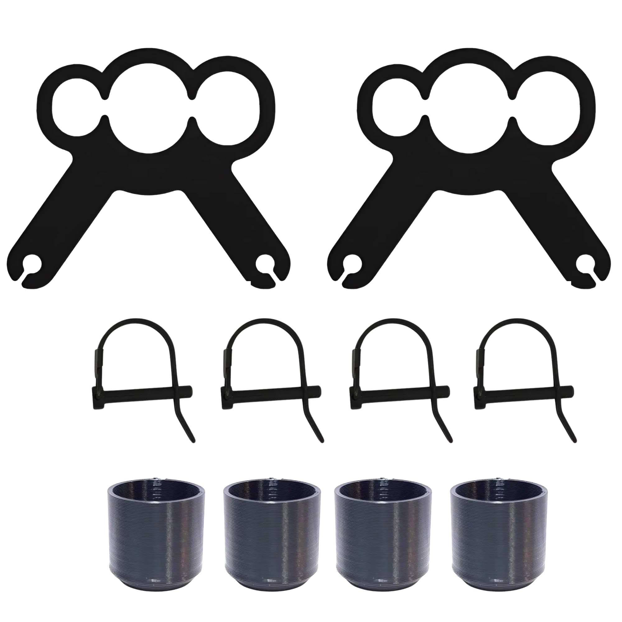 Steel Target Stand Kit Conduit - AR500 Brackets with Hardware