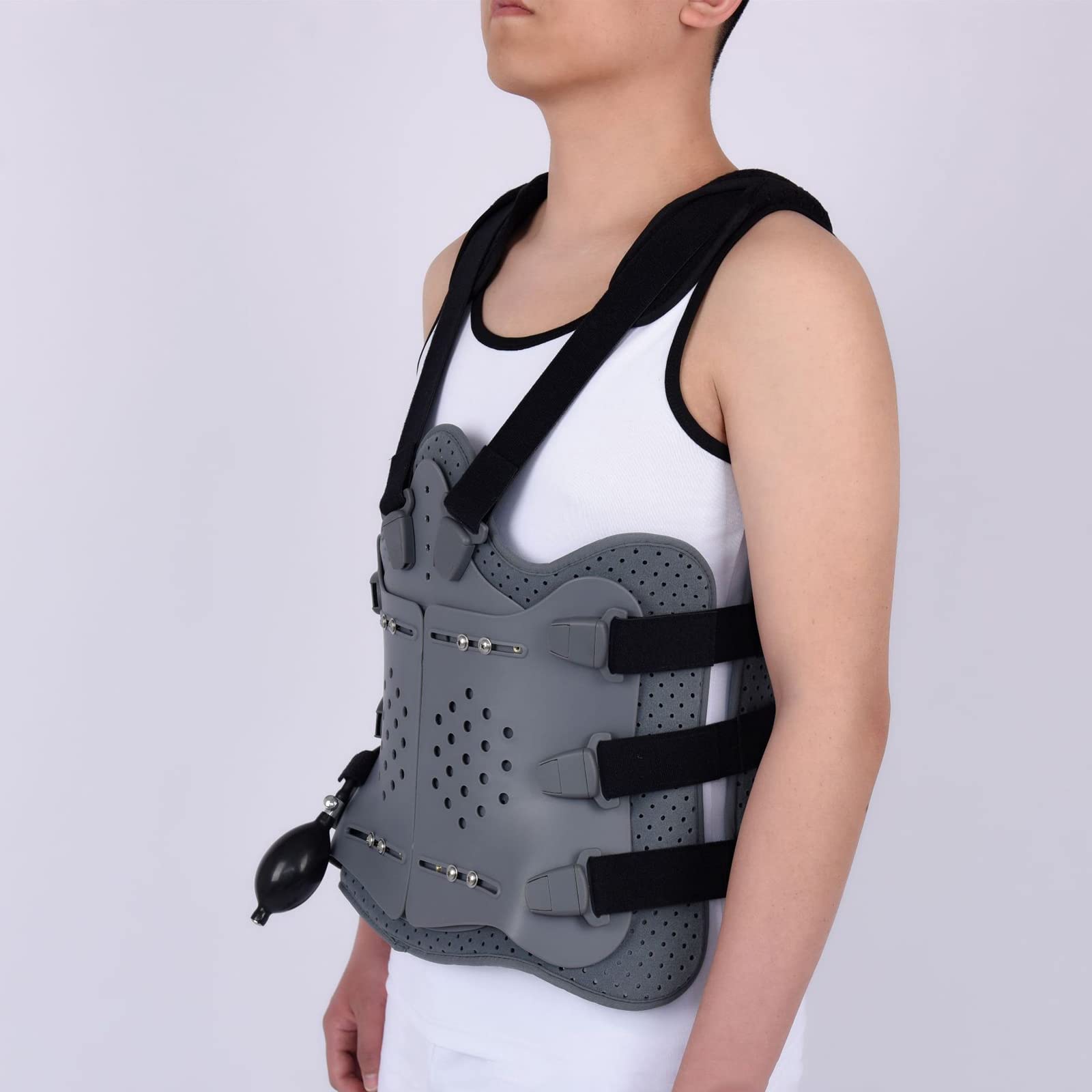 CUSMA Órtesis De Columna Vertebral, Órtesis Toracolumbar Ajustable Soporte Lumbar, para El Dolor Lumbar, Hernia De Disco Lumbar
