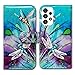Bcov Galaxy A53 Case, Cute Dragonfly Leather Flip Phone Case Wallet Cover with Card Slot Holder Kickstand for Samsung Galaxy A53 5G