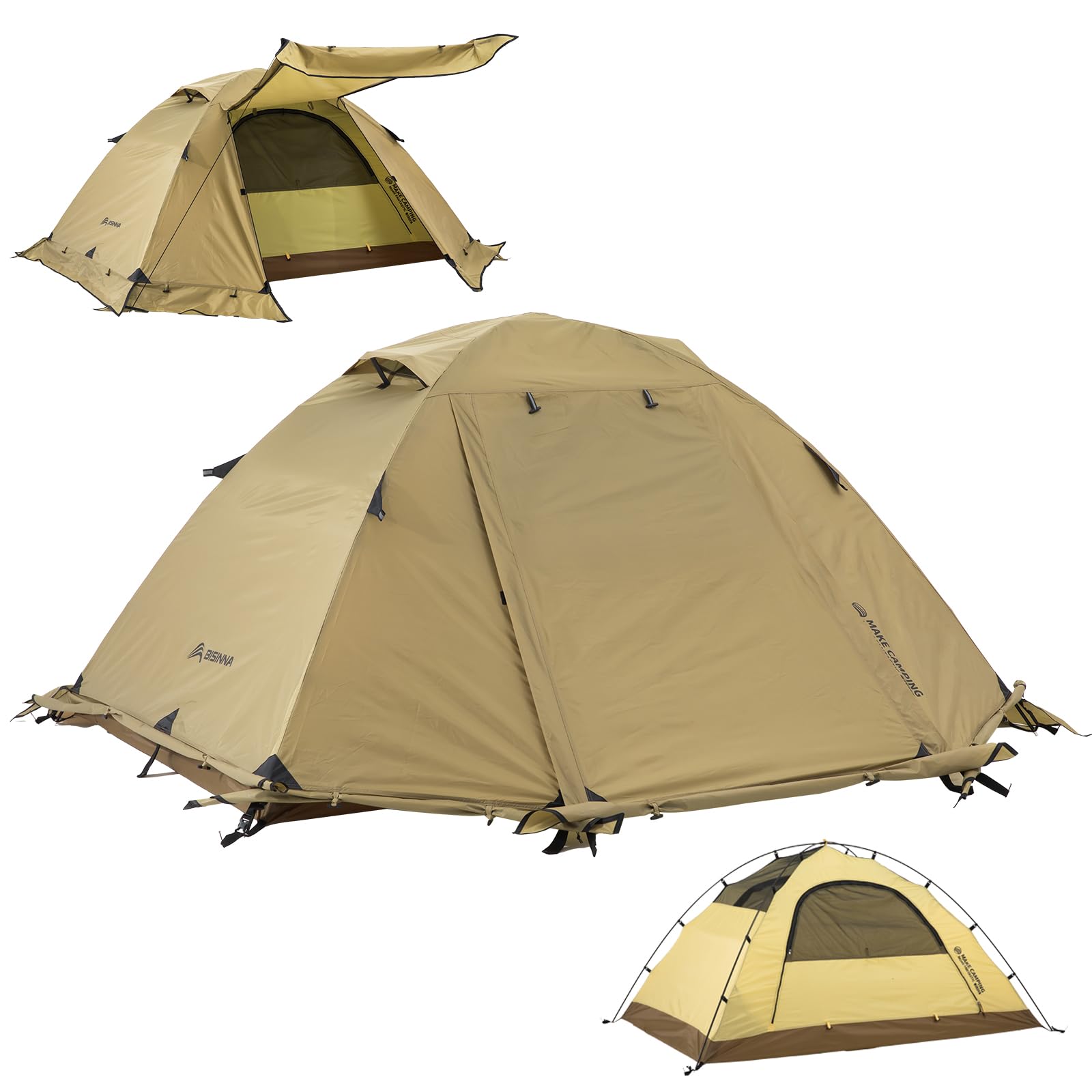 Amazon.co.jp: BISINNA テント 1人用 2人用 4シーズン 冬用テント