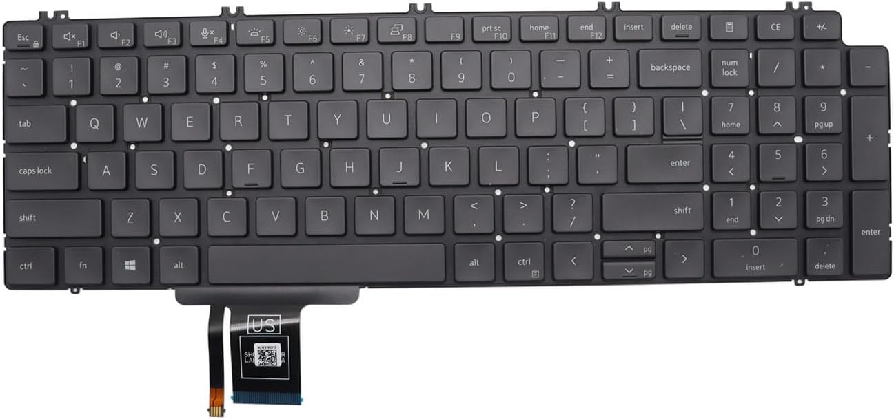 Clavier Dell Precision 7540 - Neuf, Emballage D'origine, Pour Ordinateur Portable Dell