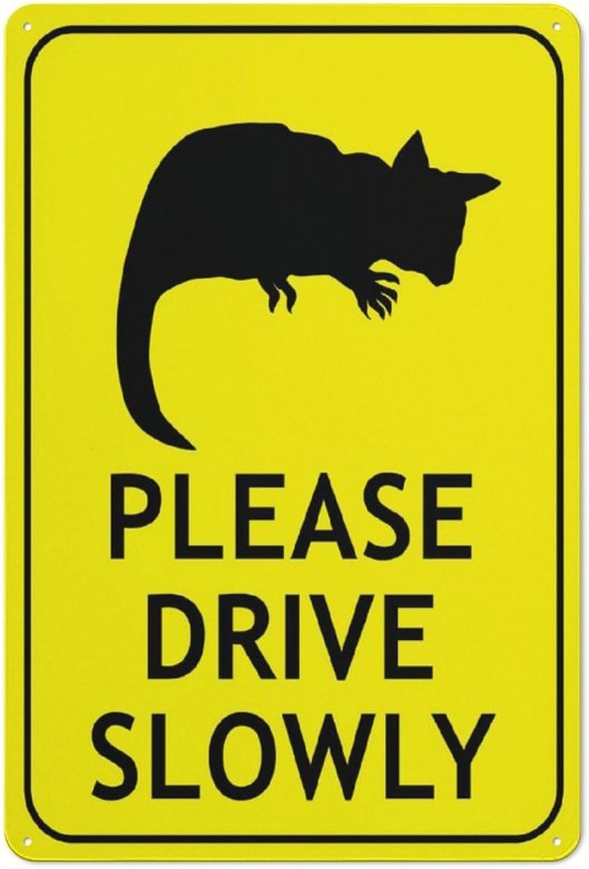 Please Drive Slowly Rust-Free Aluminum Warning Sign - Weather Resistant, Waterproof, Easy to Mount for Residential Area, School Zone, Park, Indoor/Outdoor 8x12 inch​