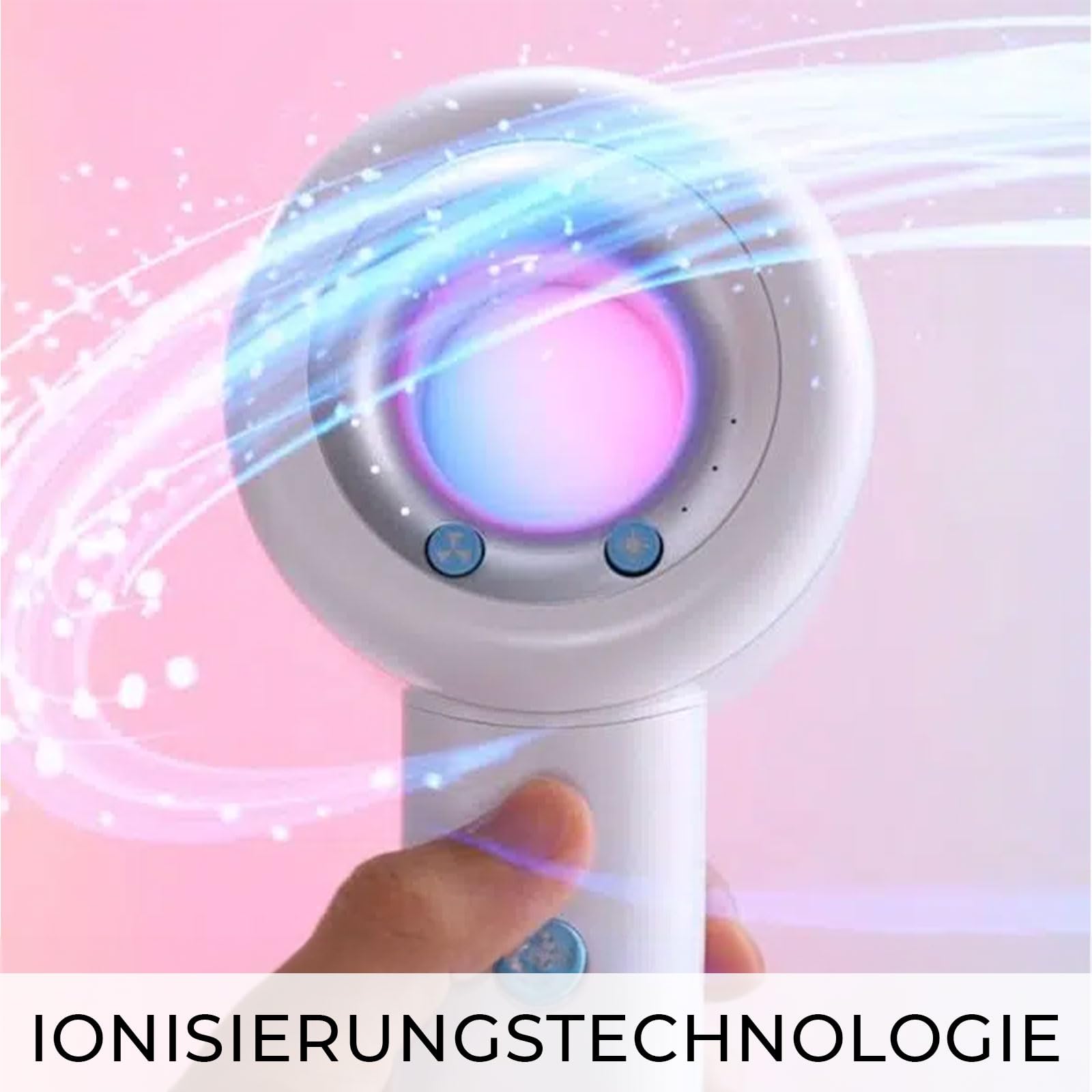 MistralBlast iQ Ionic Gold&Grey Suszarka do Włosów z Jonizacją i Thermo-Control, iQ Smart Ionic, Dyfuzor do Loków