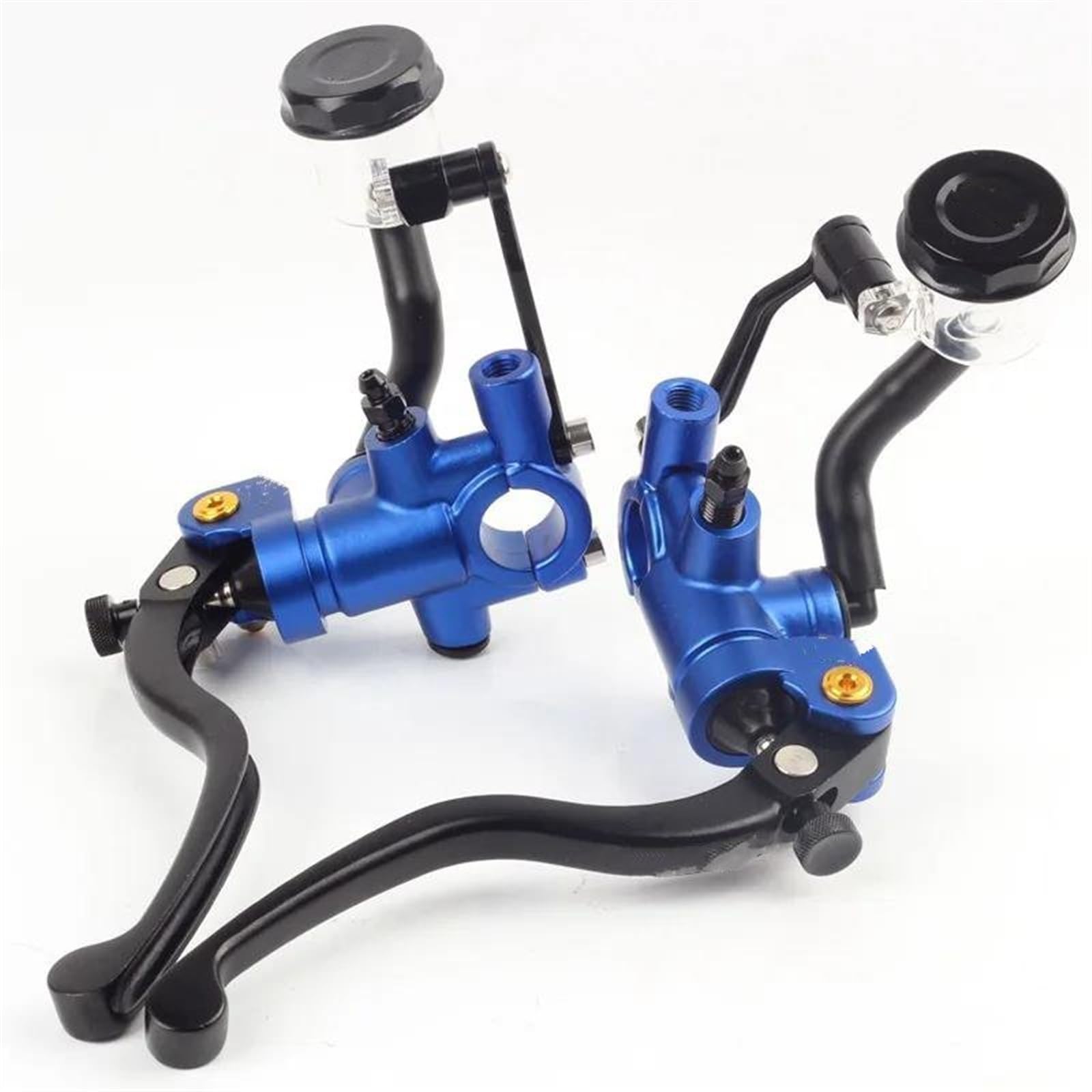 Palanca bomba freno radial azul para rutas y ciudad en moto o scooter