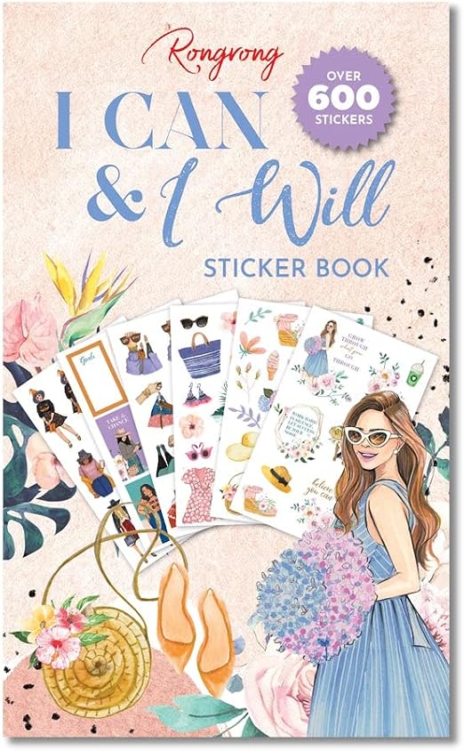 Whimsical Seasons Sticker Book - 24 Pages Of Hand Drawn Planner & Journal Stickers (Spring, Summer, Fall, Winter)