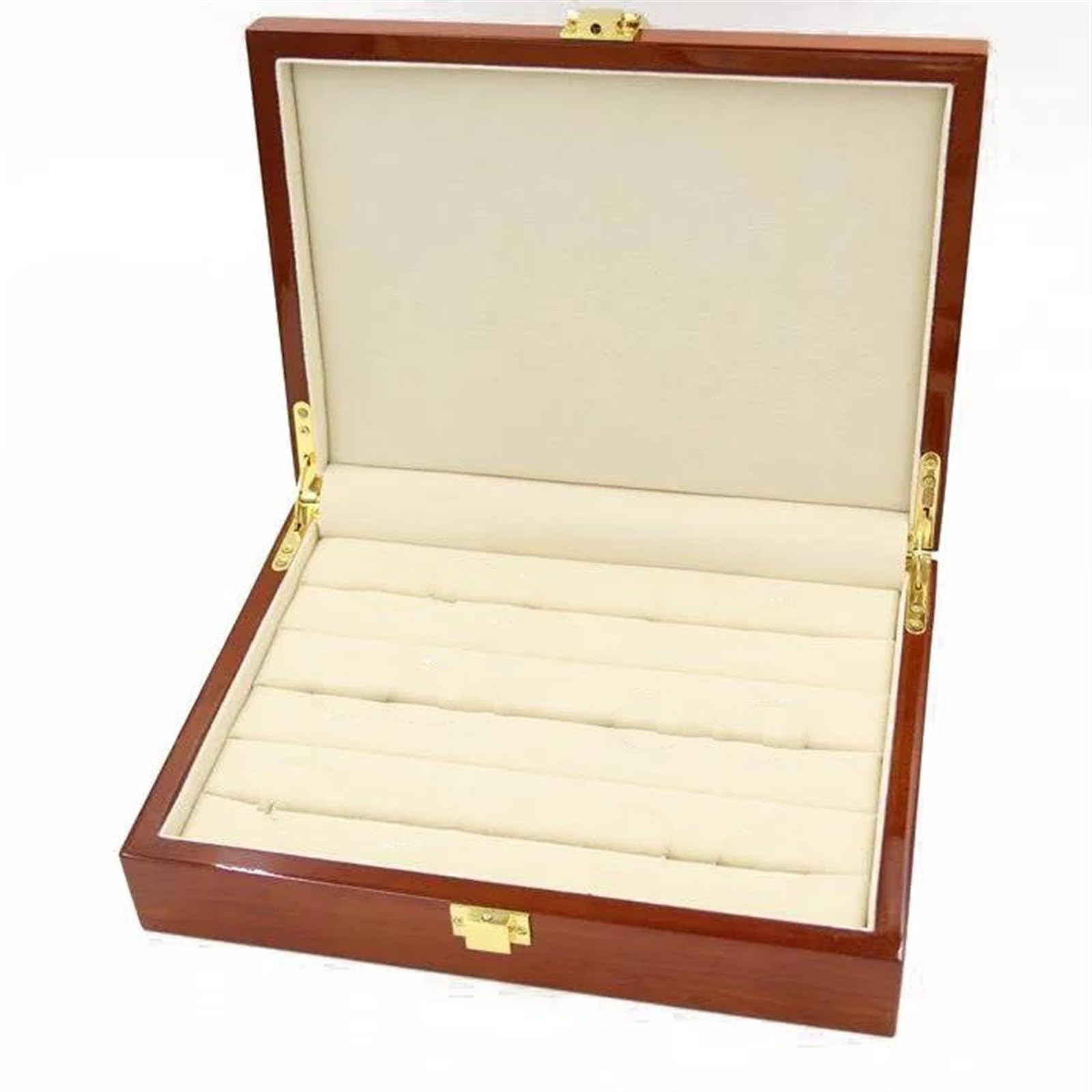 Caja Gemelos Cajas Regalo Anillo Joyería Lujo Capacidad Caja Madera Pintada Ideias De Presentes Organizador Joyas