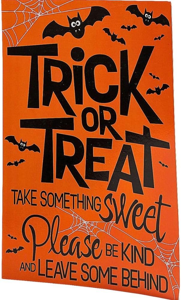 Halloween Candy Sign
