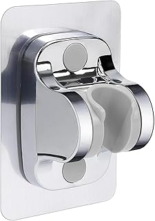 Hand held Shower Head Holder-Relocatable Handheld Showerhead Holder, Suitable for Installation On Smooth Surfaces