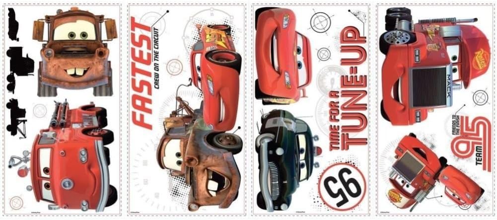 Defonia Cars 18 Wall Decals Mater Lightning Mcqueen Mack Room Decor Stickers 533