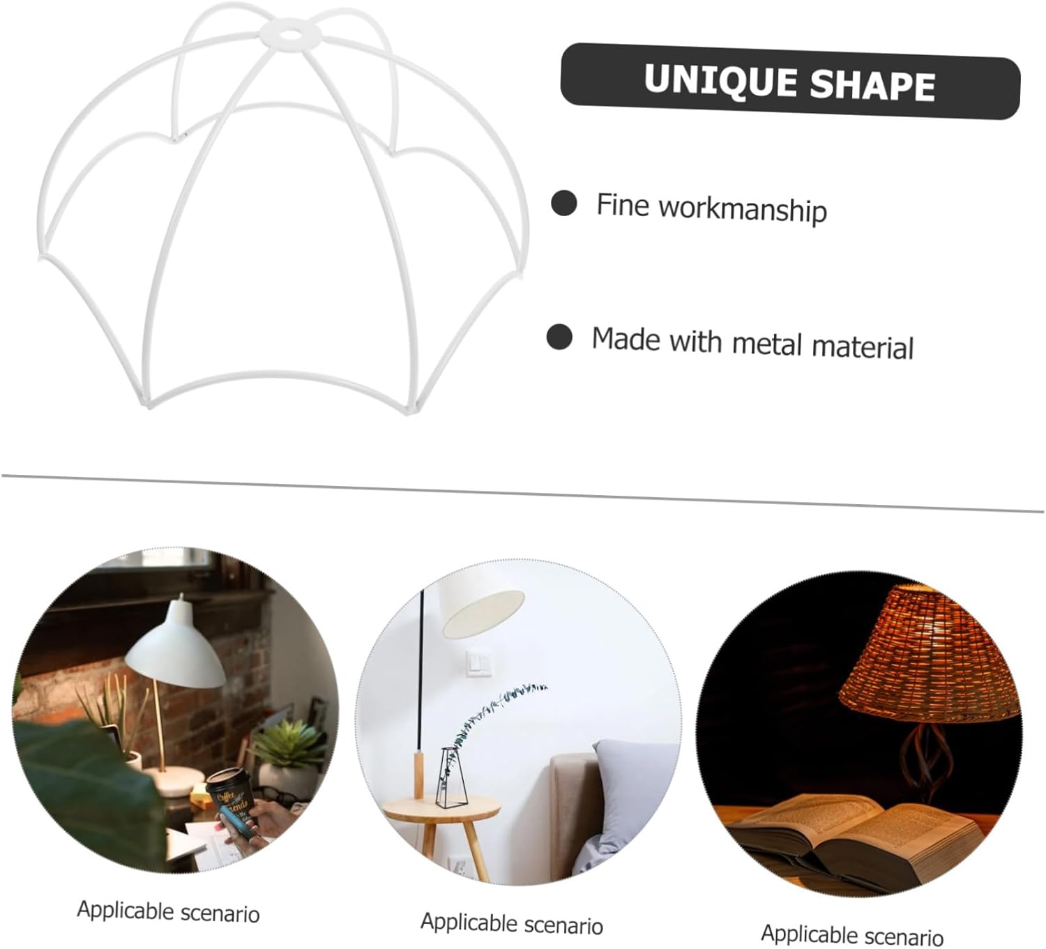 Lsmpshade Frame Victorian Lampshade Frames Lamp Shade Diyframe White DIY Chandelier Lampshade Metal