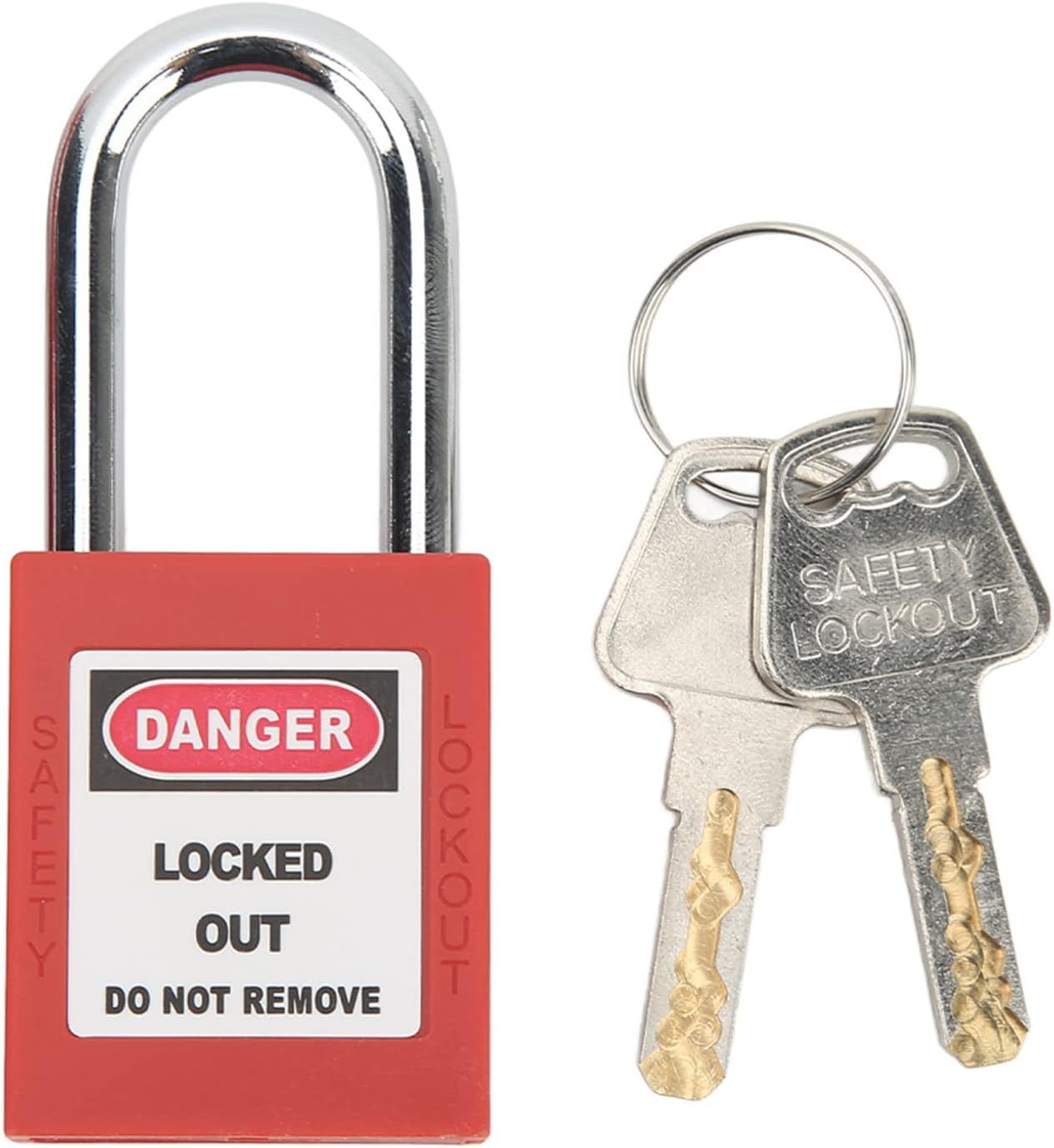 Sonew Lockout Tagout Kit, Lockout Tagout Locks Set, Electrical Lockout Tagout Kit, Safety Padlocks, with Safety Hasp Padlock, Lockout Tag Keys Tamper Proof(1.5in/38mm Shackle)
