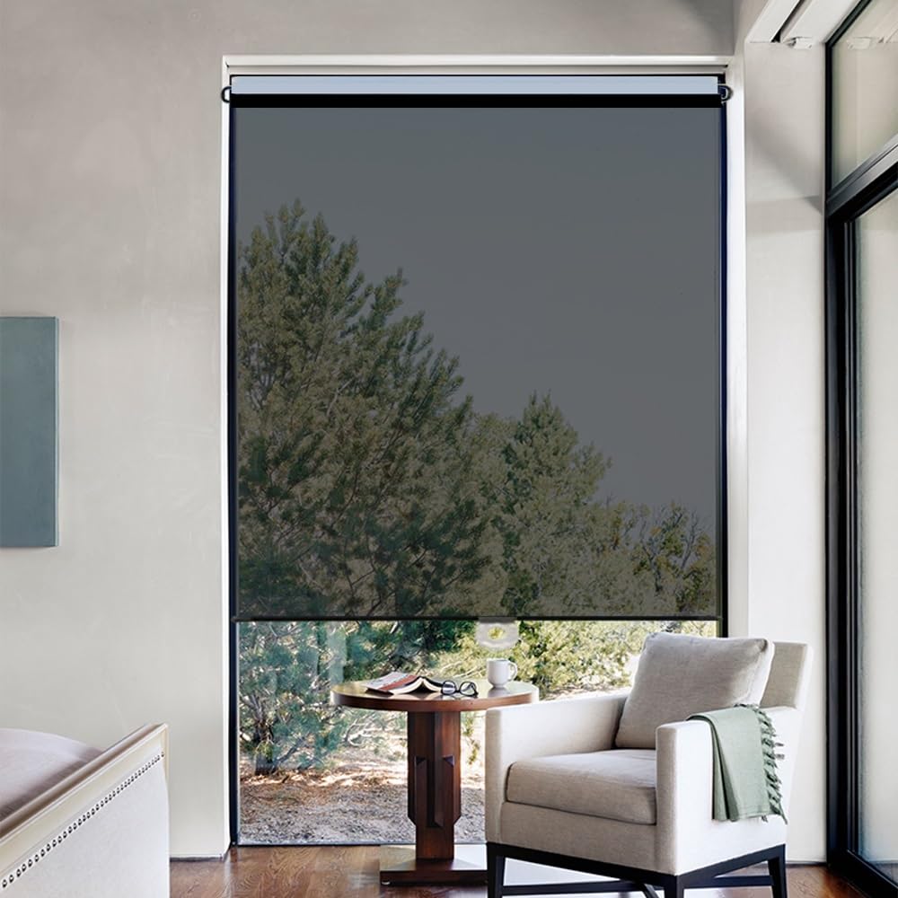 Amazon.com: One-Way Mirror Roller Blinds Sun Blocking & Thermal