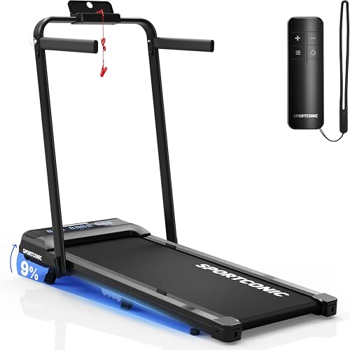 Sportconic Tapis de Marche Pliable Inclinable – Tapis de Course