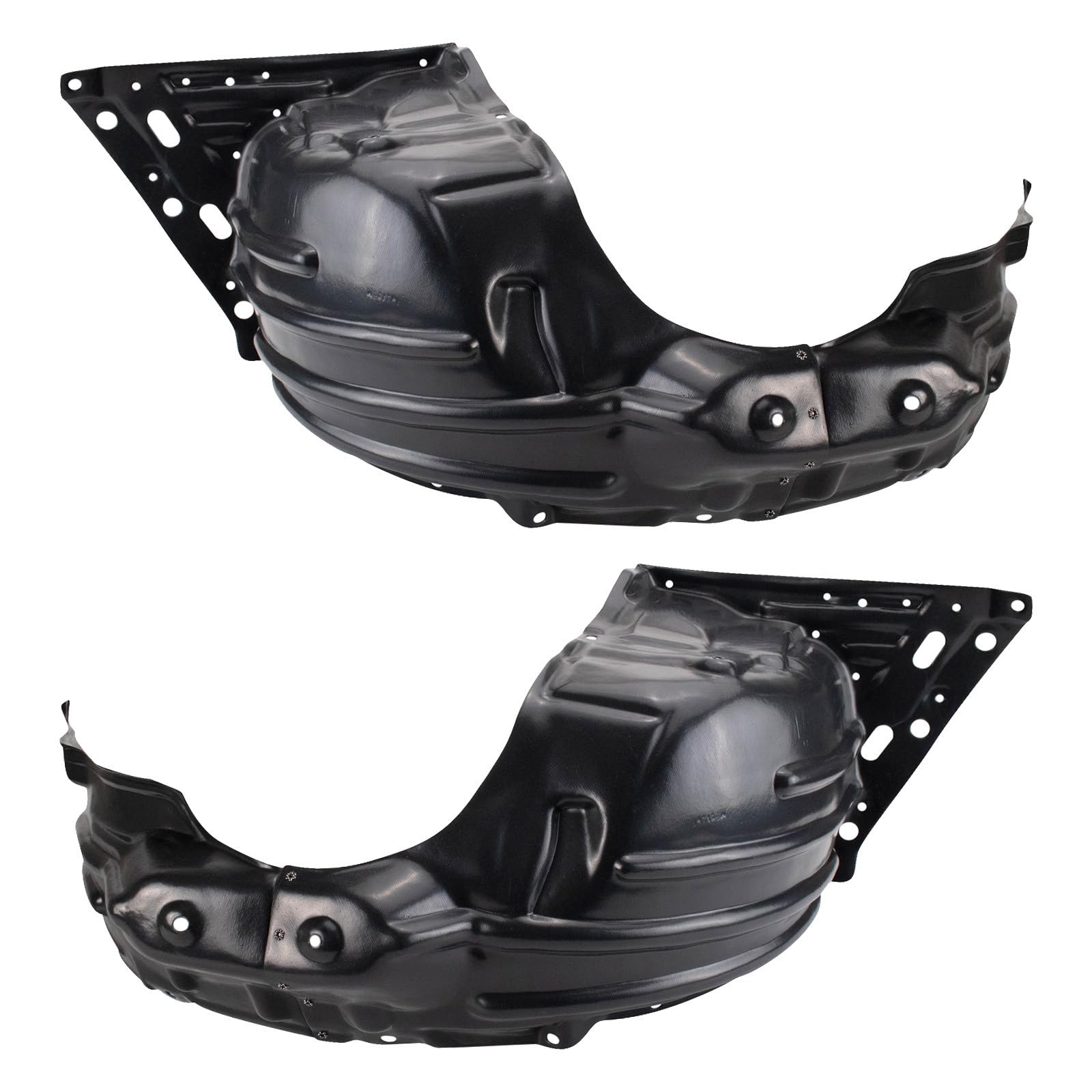 TRQ Inner Fender Liner Set | For 2014-2020 Mitsubishi Mirage MI1248130 MI1249130