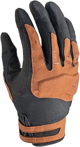 MONBEQ Guantes de verano para motocicleta con pantalla táctil para hombres y mujeres, guantes de equitación transpirables para nudillos