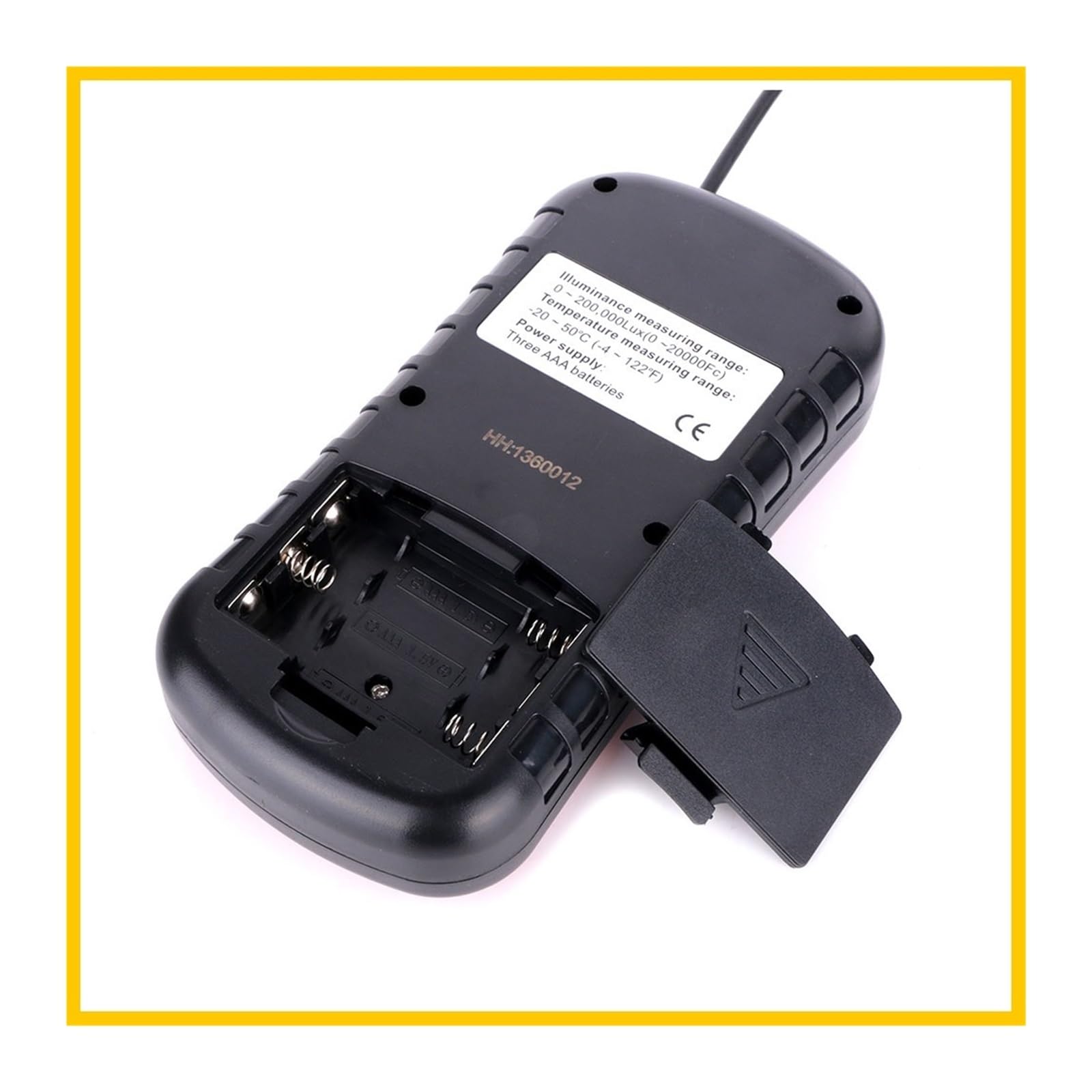 Luxómetro digital Fotómetro de 200.000 lux Mini luxómetro de mano Iluminómetro GM1030