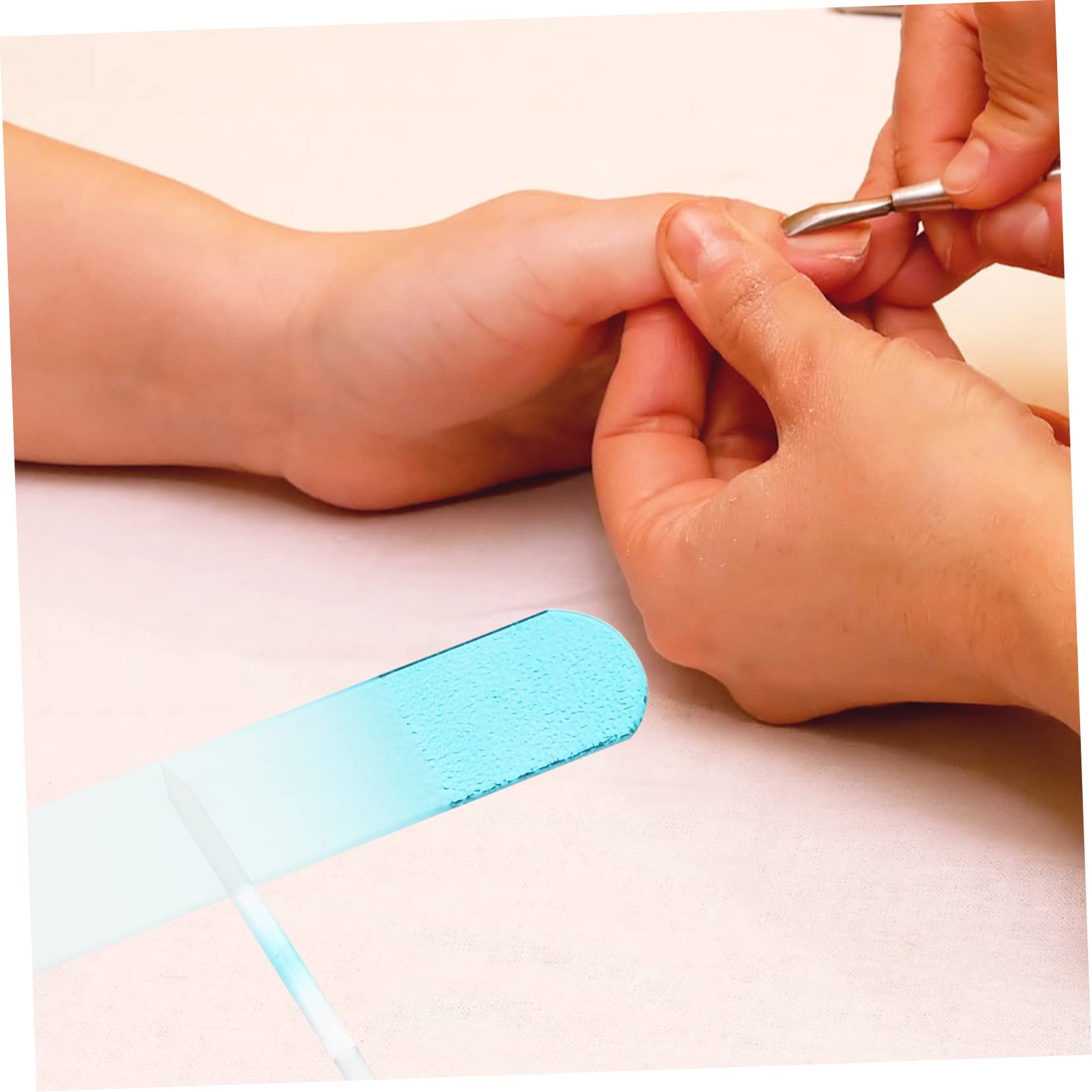 Set Di 3 Lime Per Unghie in Lime Per Unghie A Doppia Faccia Per Unghie Spesse Strumento Per Manicure Riutilizzabile Per Donne E Ragazze 2 Pezzi * 3