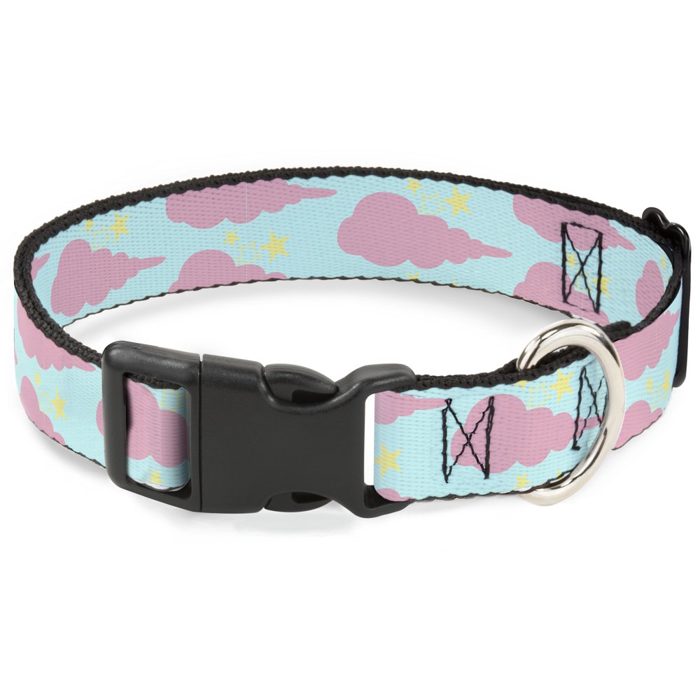 Collar para perros grandes Buckle Down lavanda ideal para paseos diarios