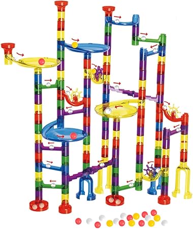 Amazon Wtor 216ピース 大量 おもちゃ ビーズコースター 知育 玩具 組み立て 男の子 女の子 贈り物 誕生日プレゼント 子供 積み木 ルーピング ビーズコースター おもちゃ