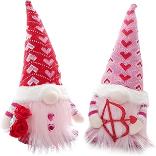 ULDIGI 2 Pçs Gnomo Namorados Decoração Para Casa Boneca De Pelúcia Artigos Para Casa Decoração Para Casa Gnomos De Pelúcia Brinquedo De Pelúcia Gnomos Brilhantes Casal Gnomos Gnomos