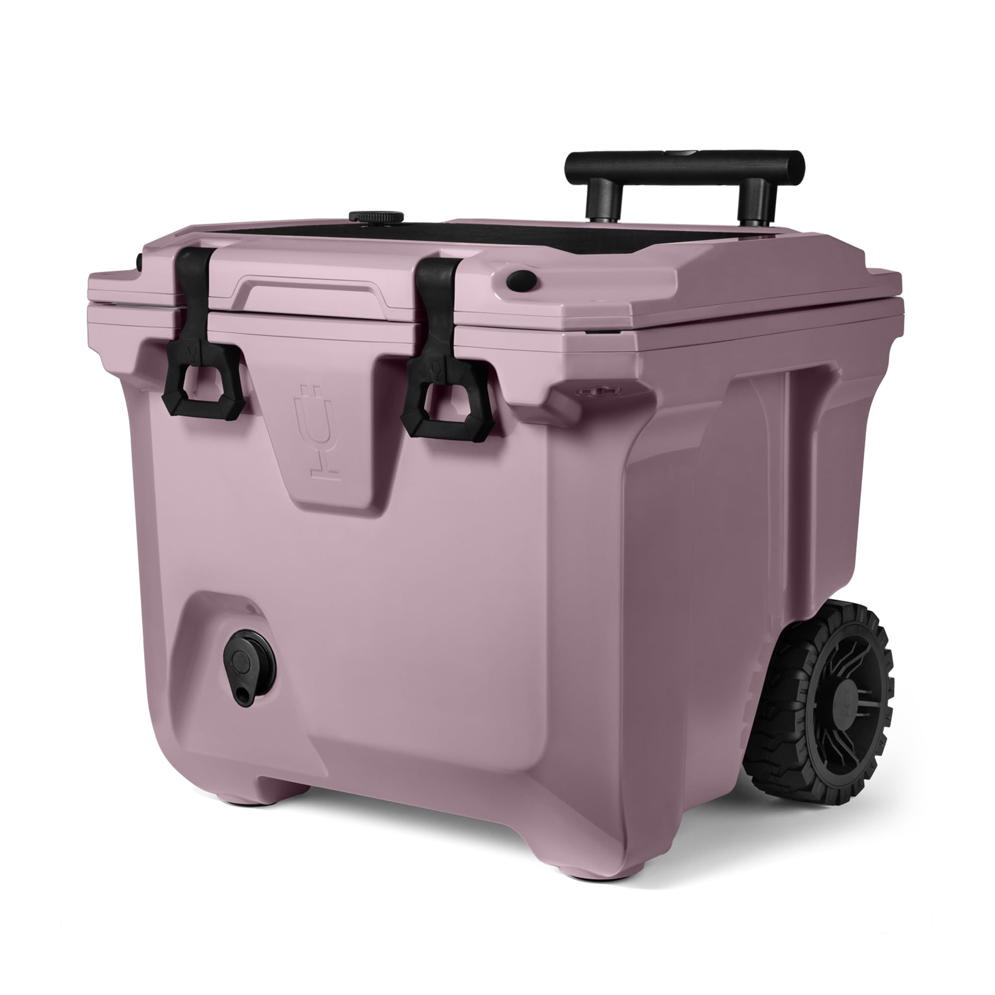 BrüMate BrüTank 35qt Wheeled Hard Cooler with Built-in Drink Dispenser Tank and Tap | Perfect for Beach, Tailgating, Drinks, Camping, Sports Games, Parties and More (Lilac Dusk)