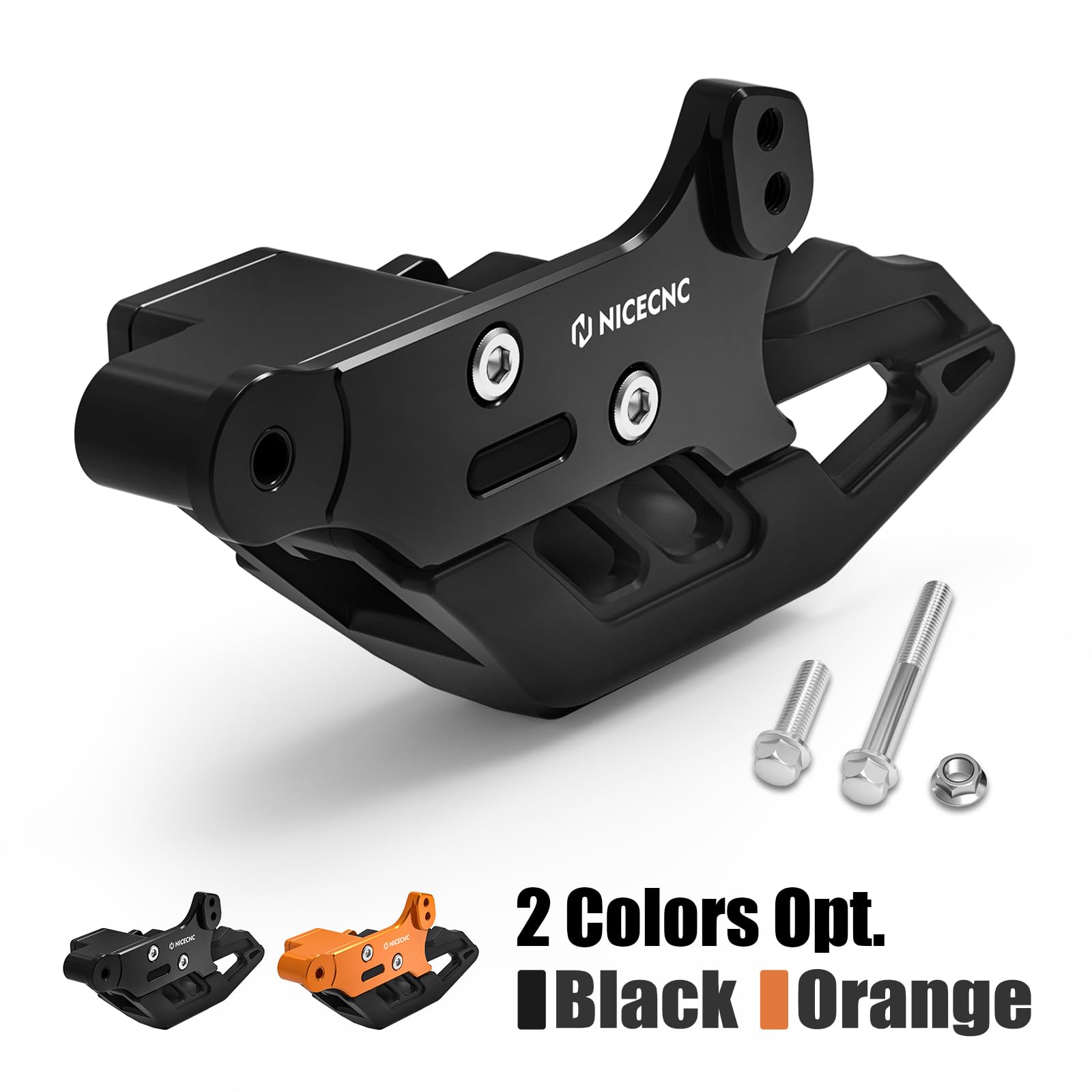 NICECNC Guía de Cadena de Motocicleta Compatible with 690 Enduro R/SMC R, Ver Accesorios, Color Negro