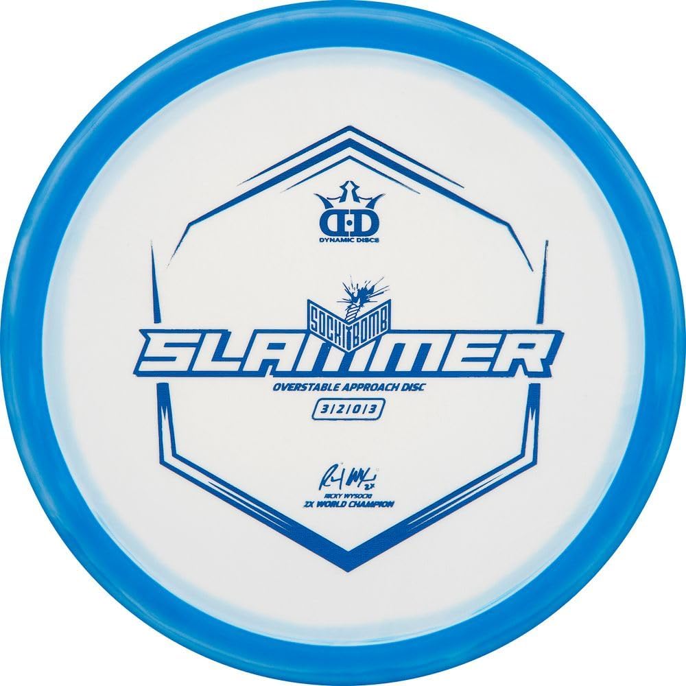 Dynamic Discs Limited Edition Ricky Wysocki Ignite Stamp V2 Supreme Classic Orbit Sockibomb Slammer Putter Golf Disc - Colors Will Vary