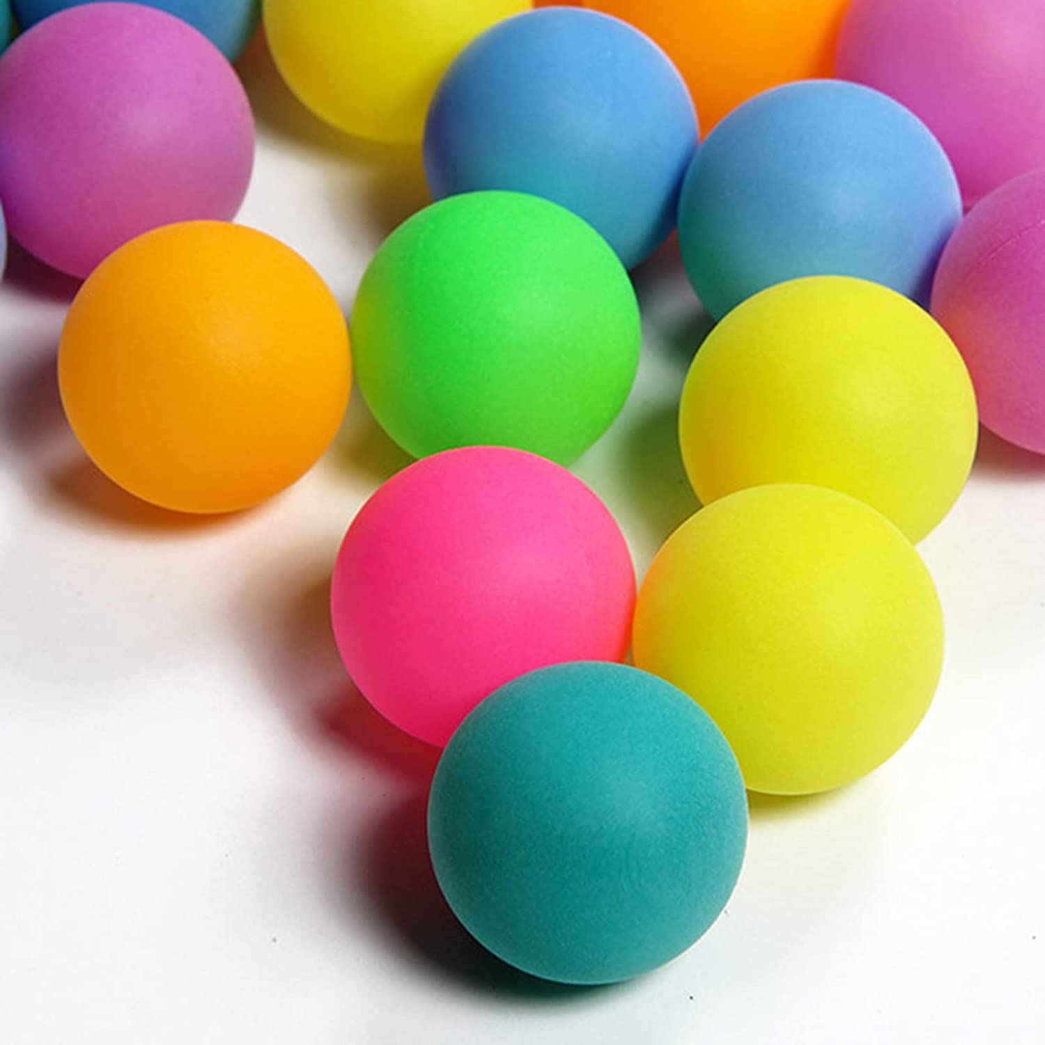 Pelotas De Ping Pong Tenis De Mesa con Emojis Reutilizable para Juegos Entrenamiento